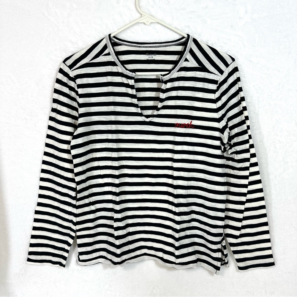 Madewell Striped Long Sleeve Tee